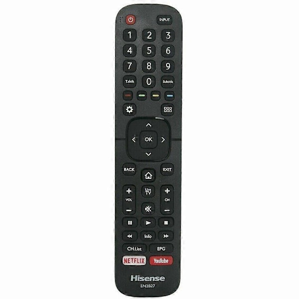 Ny Original EN2B27 Fjärrkontroll För Hisense Smart TV NETFLIX YouTube 65K321UW