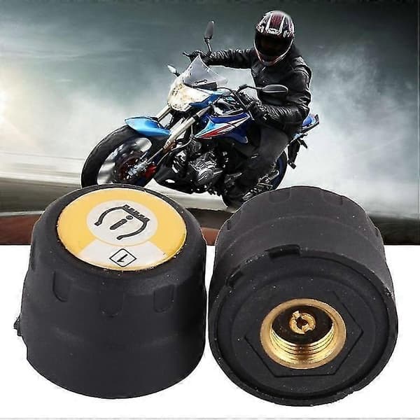 Motorcykel Bluetooth Däcktrycksövervakningssystem Tpms Mobilapp Detekterar 2 Externa Sensorer