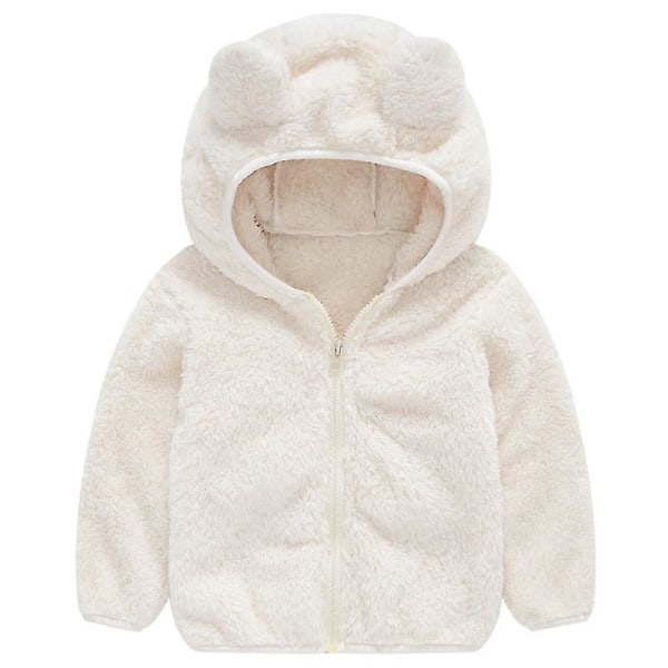 Toddler Baby Fleece Teddy Bear Coat Huvtröja Wi
