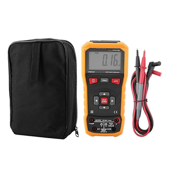 Pm7221 DC spänning och ström digital kalibrator 0-10v 0-24ma