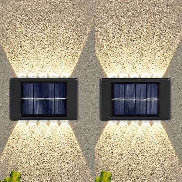 2st Solar Vägglampor Utomhus, Solar LED Vägg Lig