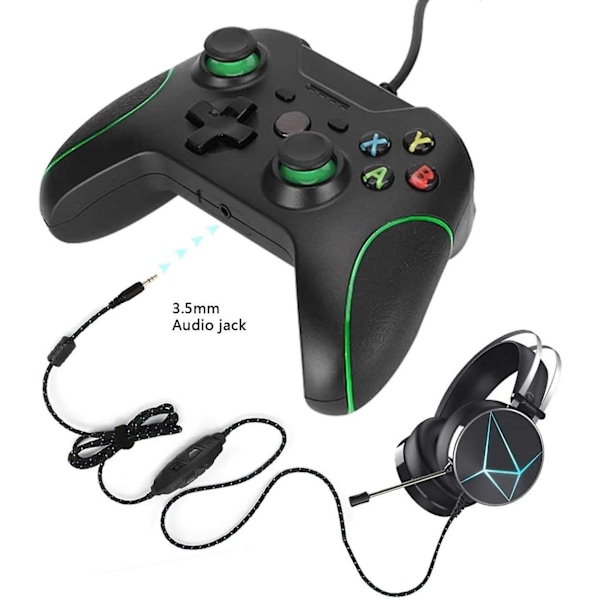 Trådbunden Handkontroll One Dual Vibration USB Trådbunden Spelkontroll Gamepad