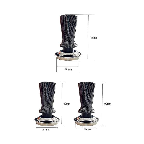 Espresso tamper djupkalibrering stabilt tryck kaffe tamper kaffedispenser
