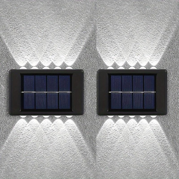 2st Solar Vägglampor Utomhus, Solar LED Vägg Lig