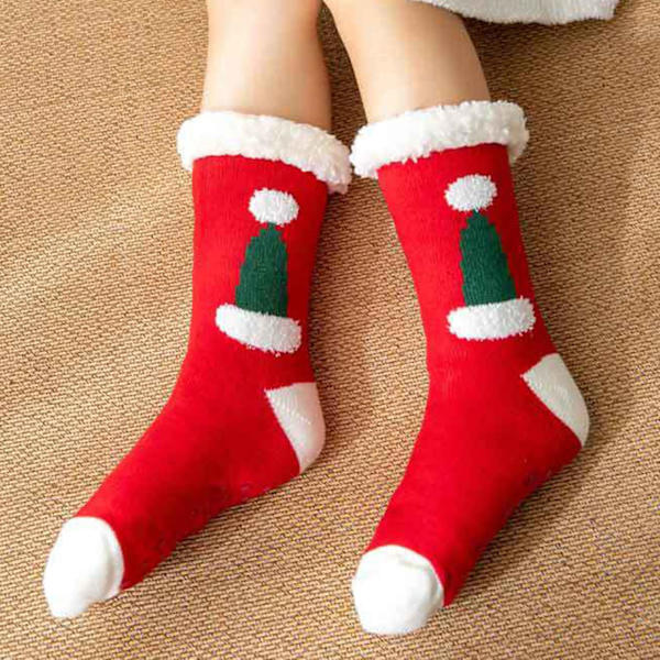 1 Par Mid Tube Socks Elements Plysch Medium Tube Tjock Hög Elast C