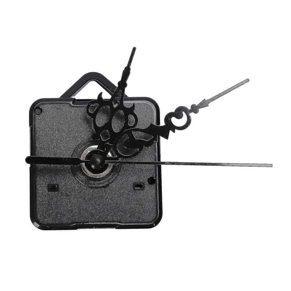 Quartz Väggklocka Urverk Mekanism Svart DIY Reparationsdelar Kit Klocka
