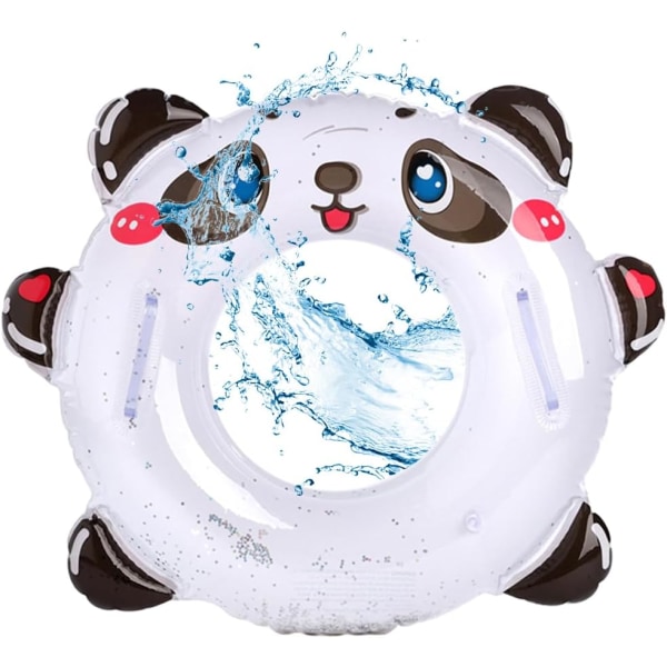 Panda Simring För Barn, Barn Barn Uppblåsbar Simring, Simning Ri