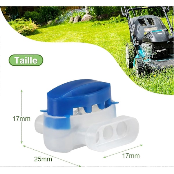 Parti med 20 kabelkontakter fyllda med harts för Automower robotgräsklippare