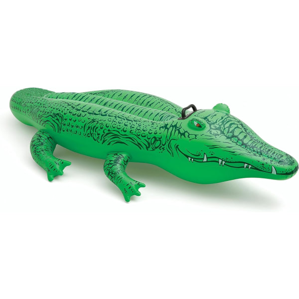 Uppblåsbar krokodil green
