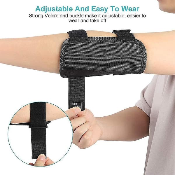 Golf Swing Träningshjälp Armbåge, Golf Swing Träning, Rak Arm Golf Träning
