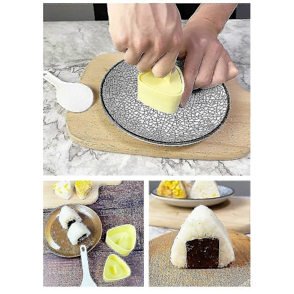Sushi Maker Form Triangel Risboll Form Bento Tillbehör