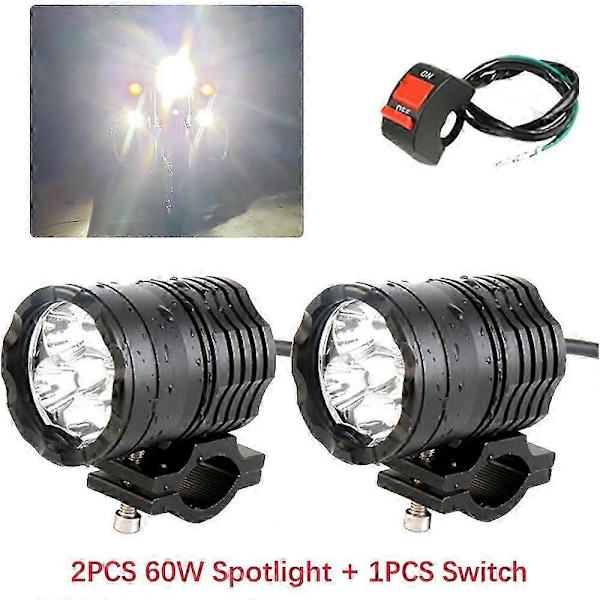 Extra LED-strålkastare för motorcykel Suzuki Dl 650 V Strom Gsxr 1000 K8 Burgman 650 Gsxr 10