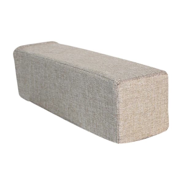 Beige Soffkudde Armstöd Sängläsning Mjuk Ergonomisk Praktisk Högdensitetsskum