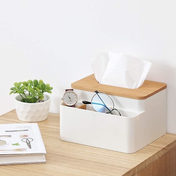 Multifunktionell Tissue Box Ansiktsservetthållare Dispenser