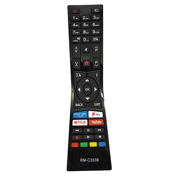 RM-C3338 Ersättningsfjärrkontroll för JVC Smart LED TV