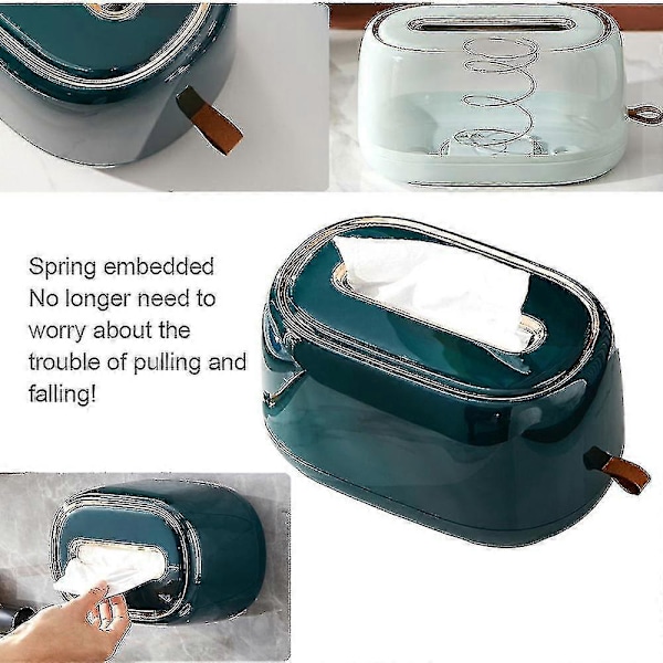 Väggmonterad Tissue Box, Multifunktionell Förvaringslåda för Pappersnäsdukar