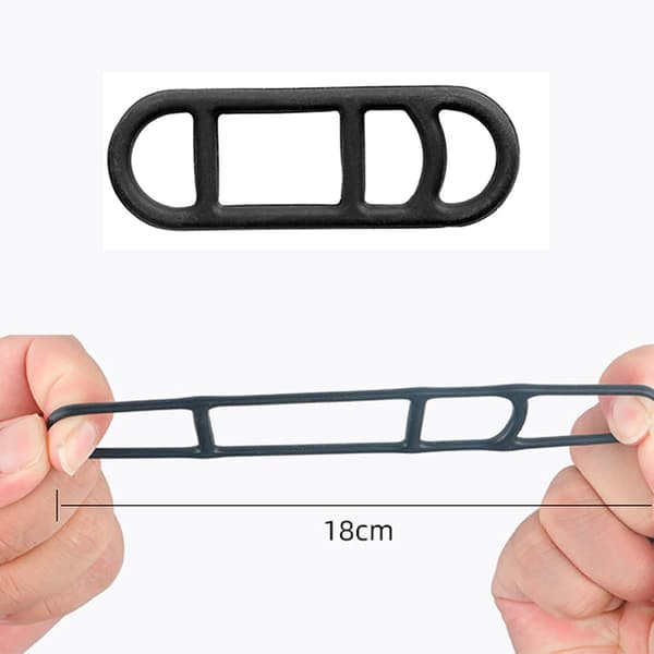 Cykelbelysning gummiband, silikonband, cykel stretch gummiringar