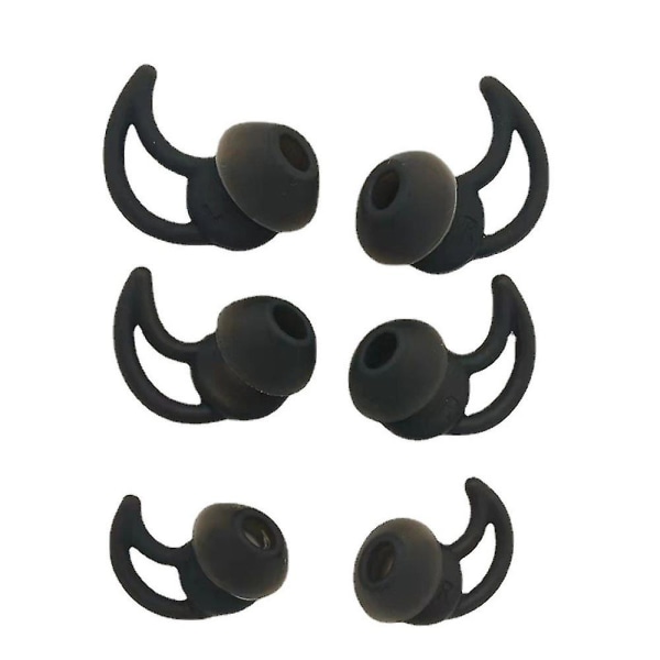 3 par in-ear-öronsnäckor i cover för Bose Sound Black