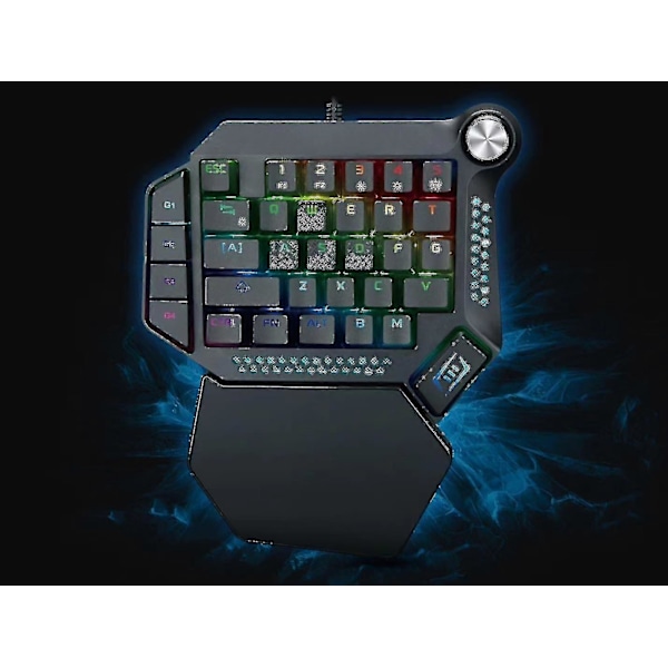 Enhands Gaming Tangentbord RGB Ljusstark Bakgrundsbelysning För Windows PC Gamer