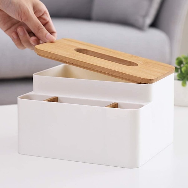 Multifunktionell Tissue Box Ansiktsservetthållare Dispenser