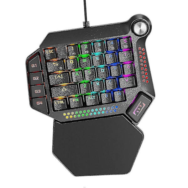 Enhands Gaming Tangentbord RGB Ljusstark Bakgrundsbelysning För Windows PC Gamer