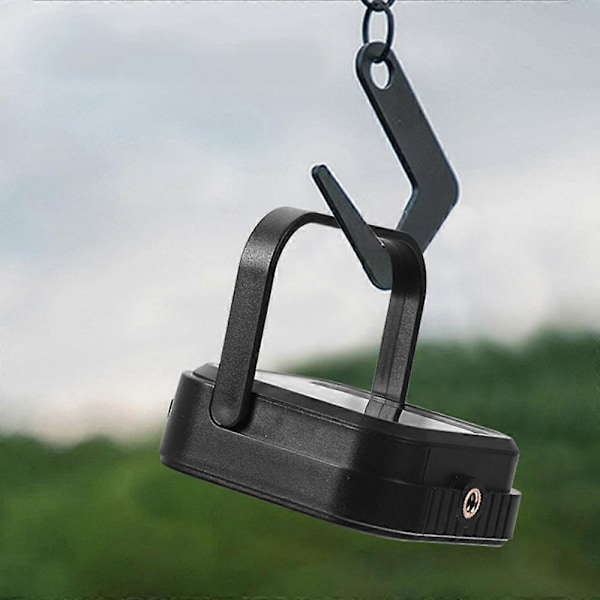 Uppladdningsbar Campinglykta USB Solar LED Campinglampa - Hängande IP44 Vattentät Tältlampa Utomhuslampa för Camping, Vandring, Strömavbrott, Orkan, Cel