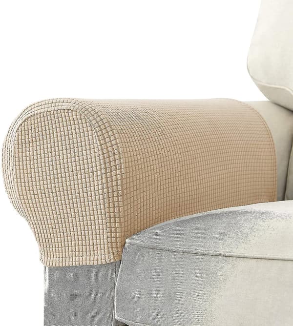 Soffarmsskydd Stretch Armstödsskydd För Fåtölj, Camel