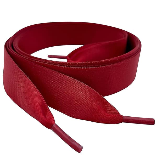 Siden satin skosnören