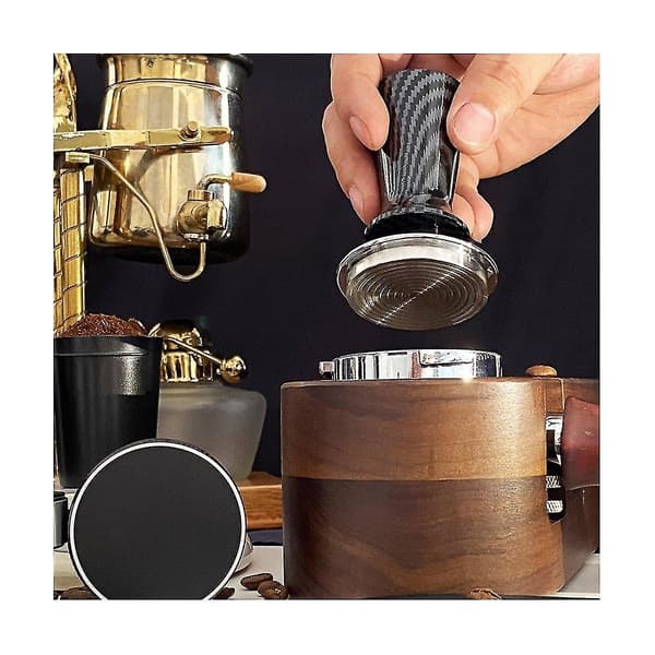 Espresso tamper djupkalibrering stabilt tryck kaffe tamper kaffedispenser