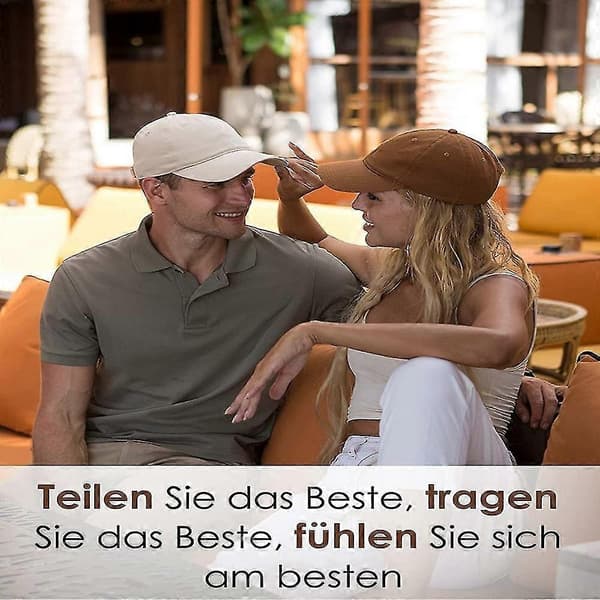 Tvättad Baseballkeps - Vintage Justerbar Solhatt