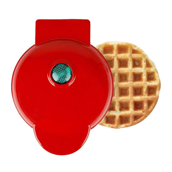 Mini Elektrisk Våffeljärn Frukost Våffelmaskin EU-kontakt