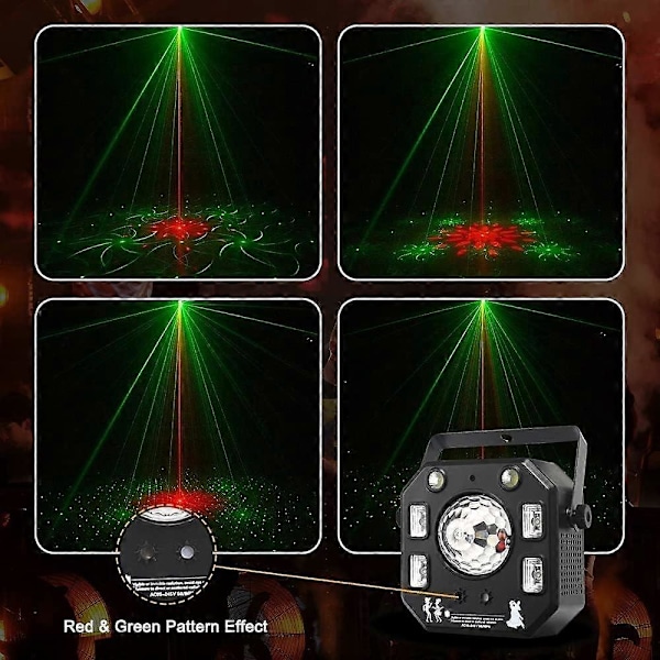 Party DJ-ljus LED Scenljus för Scen DJ-belysning Disco Klubb Party Bröllop