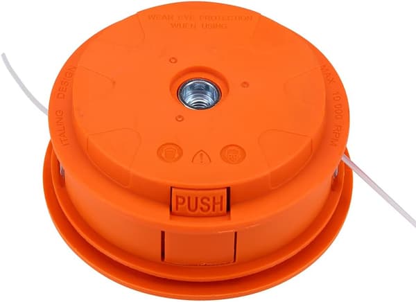 Universell M10 x 1.25 Trimmertrådsspole med 2,4 mm x 2 m Nylontråd