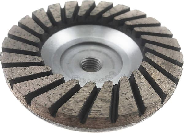 Professionell Diamantslipskiva för Granit 100mm x M14 - 100mm Turbo Diamantslipskiva
