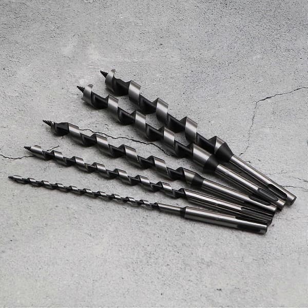 5x Träborrar 6mm 10mm 14mm 18m 20mm Träborrsats 230mm