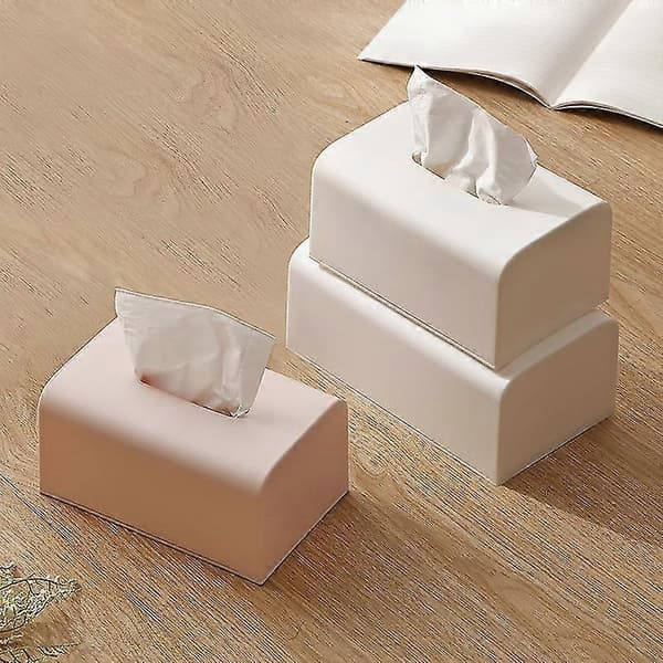 Vit Tissuebox - Tissuehållare, Tissuebox, Akryl, 21.8*12.3*9.5Cm, Transparent