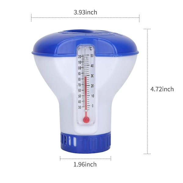 Klordispenser för Pool med Termometer