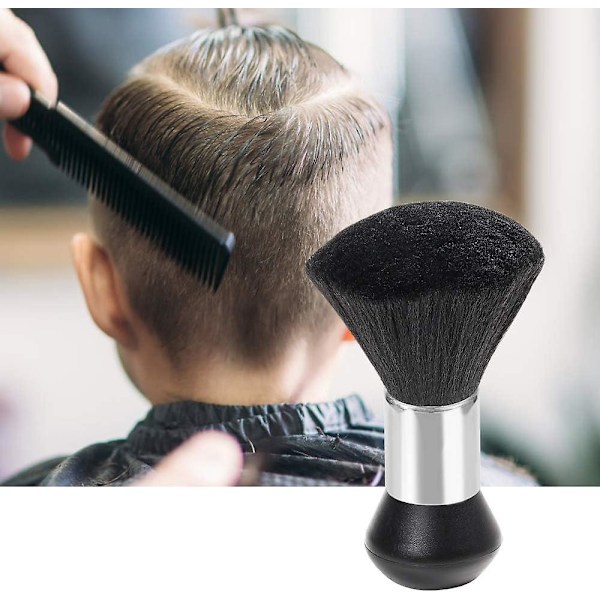 Borstdammvippa för hår, nacke, frisörsalong, barberartillbehör, professionell