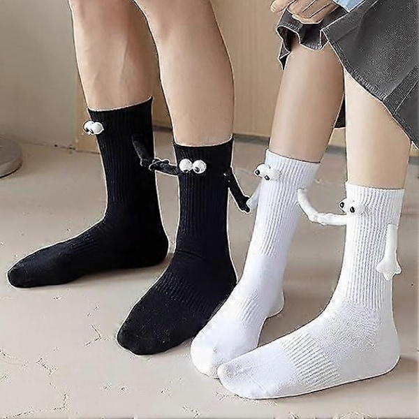 2 Dubbla Handgrepp Strumpor Par Magnetiska Handstrumpor Unisex Strumpor