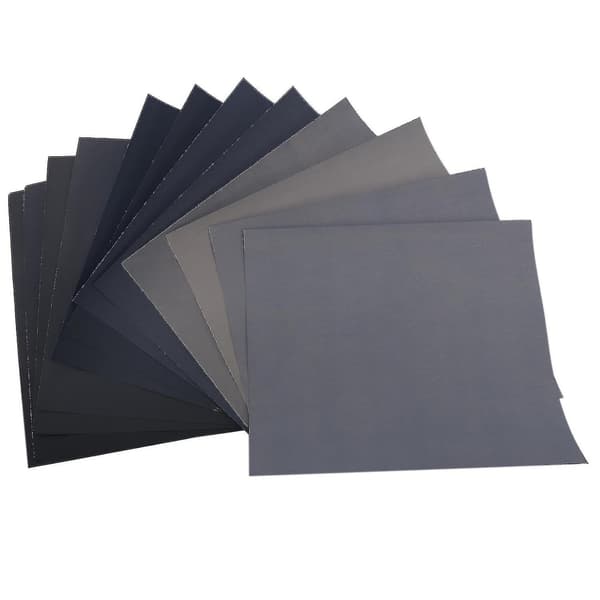 Slipkornstorlek 1500 2000 2500 3000 5000 7000 Slippapper - 12-pack