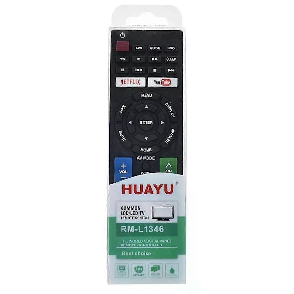 Ny HUAYU RM-L1346 Universell Fjärrkontroll För Sharp TV RC4847 GA956 GA531WJSA