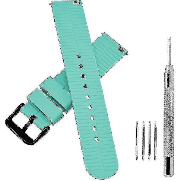 Driven Silikon Klockarmband 18mm 20mm 22mm 24mm. Snabbfäste Klockarmbandsbyte Fri Frakt