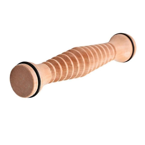 Fotmassage Roller i Trä för Lindring av Plantar Fasciit Djupvävnadsmassageverktyg Stresslindring