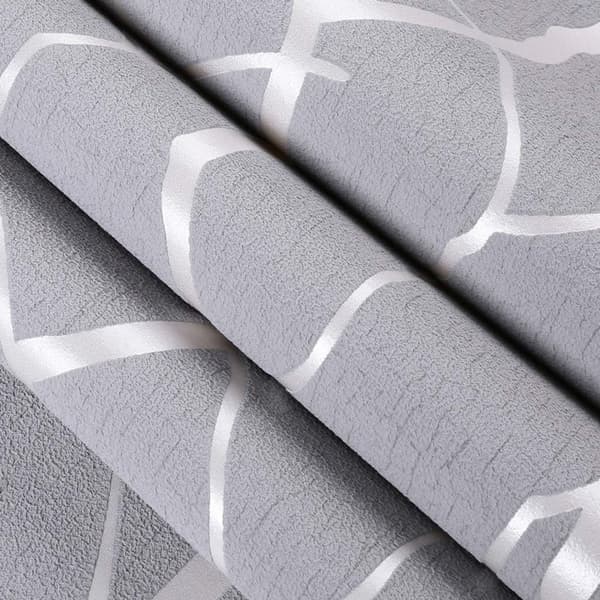 Non-woven tapet, 3D relief trärandig tapet, vardagsrum TV-bakgrund