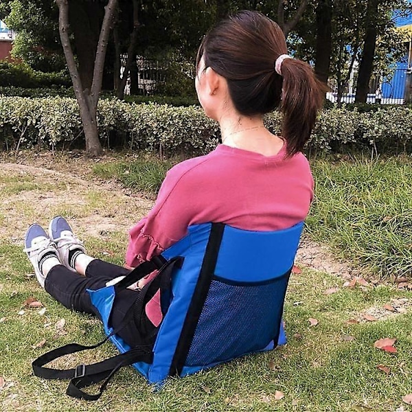 Utomhuskudde Vikbar Bärbar Kudde Picknick Fuktsäker Matta