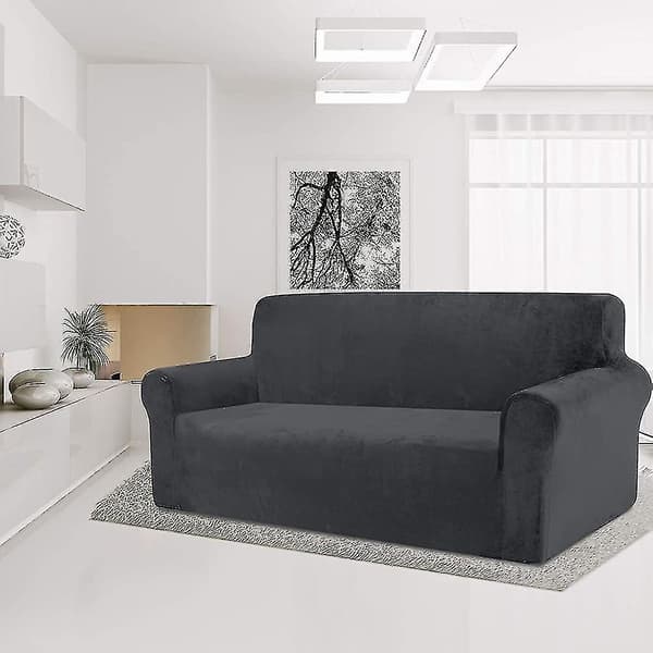 Sammetsöverdrag för Soffa 1 Del Jacquard Stretch Sofföverdrag Möbelskydd