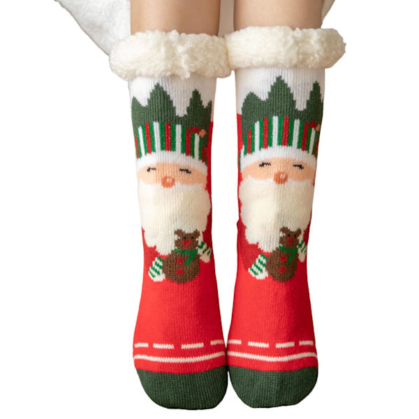 1 Par Mid Tube Socks Elements Plysch Medium Tube Tjock Hög Elast A