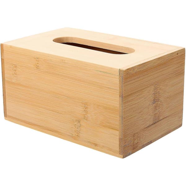 Servettbox Omslag Kontor Servettbox Bambu Vardagsrum Servettbox Rektangulär Servetthållare
