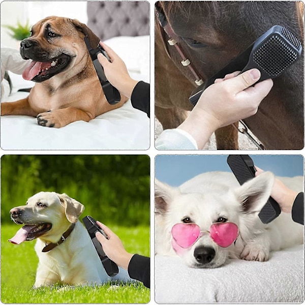 2-pack Hästborste Hästmassagekam Hästborste Hästmassageborste, Häst Massa