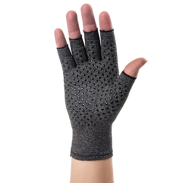 Outdoor Fitness Handskar Half Finger Silikon Halkfri Rehabilitering Sport Cykelhandskar